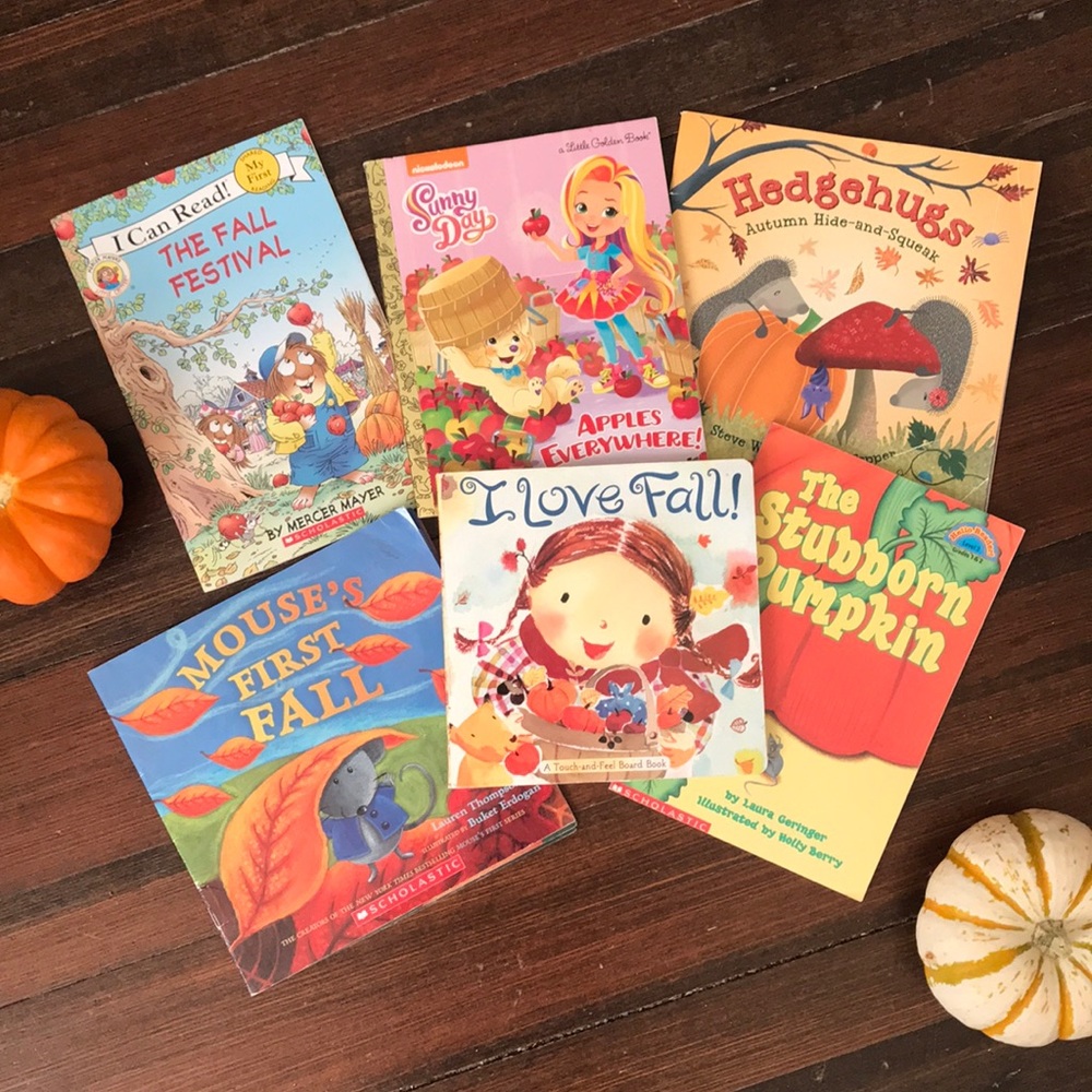 • Fall / Autumn pumpkin kids book bundle •